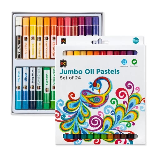 Oil Pastels - EC Jumbo 24 Colours